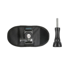 RUIGPRO - Abrazadera de sujeción con gancho y bucle para mochila Rec-Mounts con tornillo para GoPro, Insta360, DJI y otras cámaras de acción, clip de sujeción con gancho y bucle
