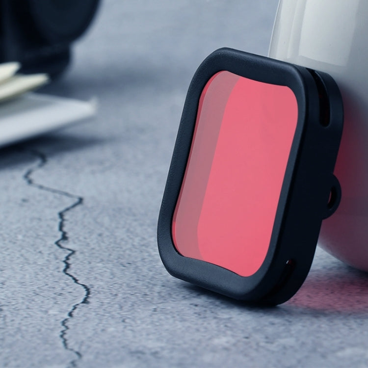 Carcasa de filtro de color para buceo para DJI Osmo Action 1, rojo, morado y rosa Carcasa de filtro de color para buceo para DJI Osmo Action 1, rojo, morado y rosa