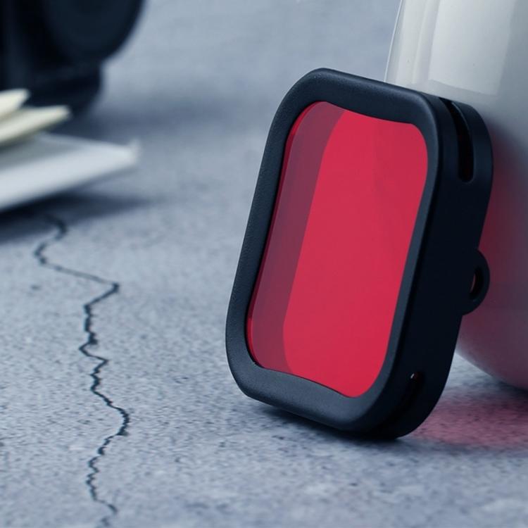 Carcasa de filtro de color para buceo para DJI Osmo Action 1, rojo, morado y rosa