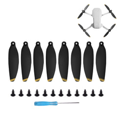 8 Teile/Satz Sunnylife 4726F Geräuscharme Flügelpropeller mit Schnellverschluss für DJI Mavic Mini 1, für DJI Mavic Mini 1 Gold, für DJI Mavic Mini 1 Silber