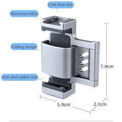 Abrazadera de fijación para teléfono inteligente RUIGPRO de 1/4 de pulgada, soporte de montaje para DJI OSMO Pocket / Pocket 2
