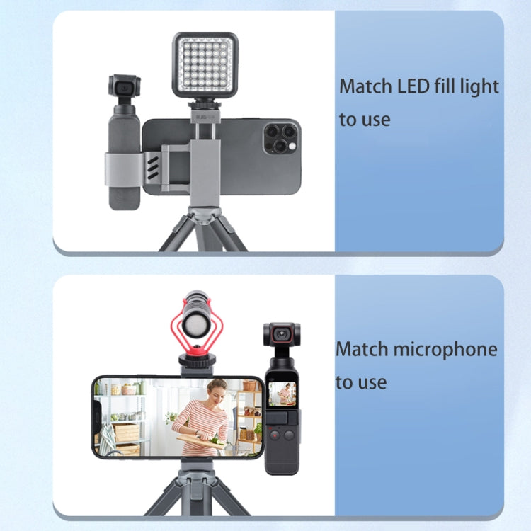 Abrazadera de fijación para teléfono inteligente RUIGPRO de 1/4 de pulgada, soporte de montaje para DJI OSMO Pocket / Pocket 2 Abrazadera de fijación para teléfono inteligente RUIGPRO de 1/4 de pulgada, soporte de montaje para DJI OSMO Pocket / Pocket 2