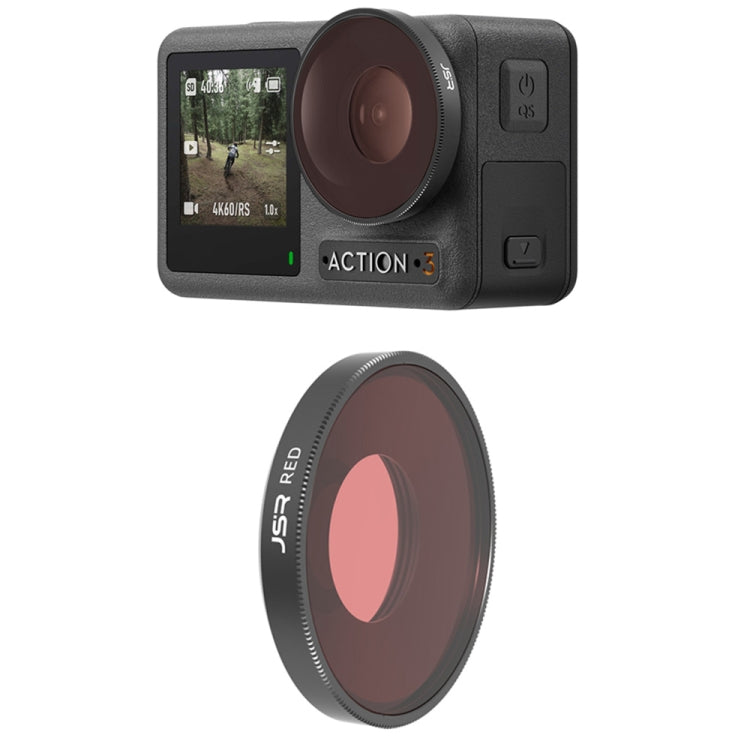 JSR Diving Color Lens Filter For DJI Osmo Action 3, Diving Pink Filter, Diving Purple Filter, Diving Red Filter JSR Diving Color Lens Filter For DJI Osmo Action 3, Diving Pink Filter, Diving Purple Filter, Diving Red Filter