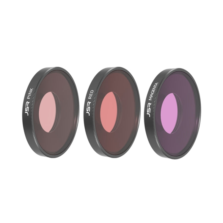 JSR Diving Red / Pink / Purple Color Lens Filter For DJI Osmo Action 3, 3 in 1 Diving Filter JSR Diving Red / Pink / Purple Color Lens Filter For DJI Osmo Action 3, 3 in 1 Diving Filter