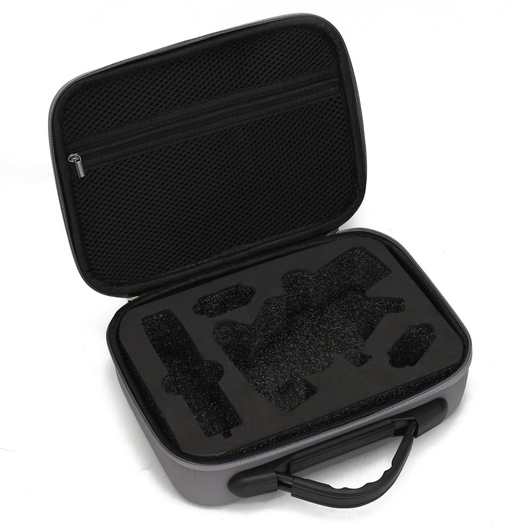Diamond Texture Shockproof PU Portable Safety Protective Box Storage Bag for DJI Osmo Mobile 4, Grey Diamond Texture Shockproof PU Portable Safety Protective Box Storage Bag for DJI Osmo Mobile 4, Grey
