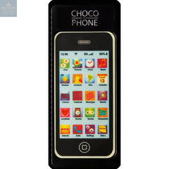 Decorated white chocolate smartphone in gift box - 195mm