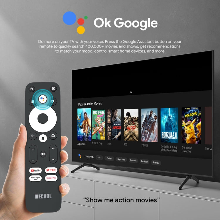 MECOOL KM2 Plus 4K Smart TV BOX Android 11.0 Media Player with Remote Control, Amlogic S905X2 Quad Core, RAM: 2GB, ROM: 16GB, EU Plug, KM2 Plus MECOOL KM2 Plus 4K Smart TV BOX Android 11.0 Media Player with Remote Control, Amlogic S905X2 Quad Core, RAM: 2GB, ROM: 16GB, EU Plug, KM2 Plus
