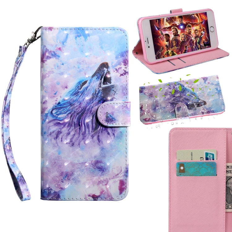 3D Painting Pattern Coloured Drawing Horizontal Flip TPU + PU Leather Case with Holder & Card Slots & Wallet 3D Painting Pattern Coloured Drawing Horizontal Flip TPU + PU Leather Case with Holder & Card Slots & Wallet