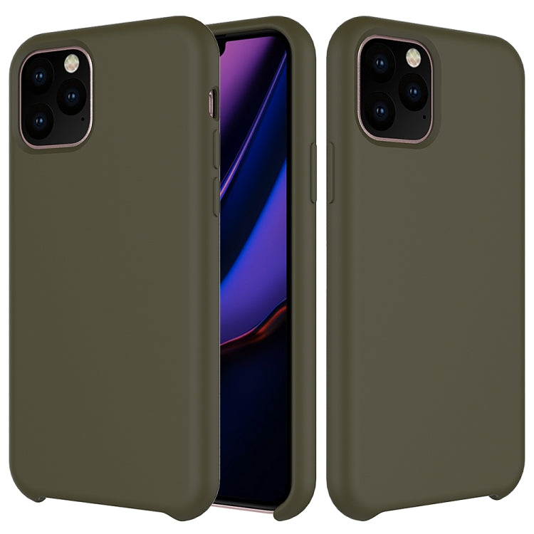 Funda de silicona líquida a prueba de golpes de color sólido para iPhone 11 Funda de silicona líquida a prueba de golpes de color sólido para iPhone 11