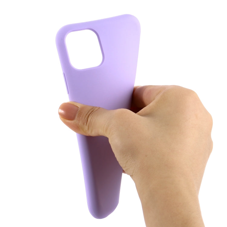 Funda de silicona líquida a prueba de golpes de color sólido para iPhone 11 Funda de silicona líquida a prueba de golpes de color sólido para iPhone 11