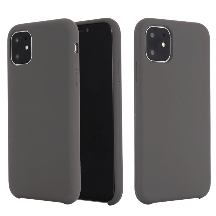 Funda de silicona líquida a prueba de golpes de color sólido para iPhone 11 Funda de silicona líquida a prueba de golpes de color sólido para iPhone 11