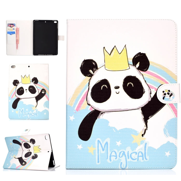Estuche de cuero PU con tapa horizontal con dibujo de patrón de colores, soporte plegable en tres posiciones y función de suspensión/activación, para iPad 5/6/7/8, para iPad Pro 11, para iPad Pro 11