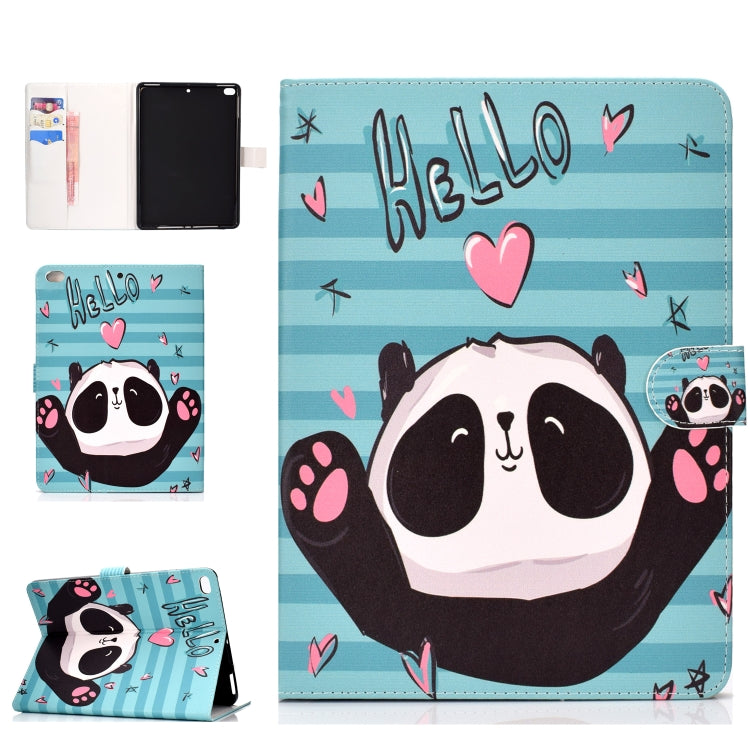 Estuche de cuero PU con tapa horizontal con dibujo de patrón de colores, soporte plegable en tres posiciones y función de suspensión/activación, para iPad 5/6/7/8, para iPad Pro 11, para iPad Pro 11 Estuche de cuero PU con tapa horizontal con dibujo de patrón de colores, soporte plegable en tres posiciones y función de suspensión/activación, para iPad 5/6/7/8, para iPad Pro 11, para iPad Pro 11