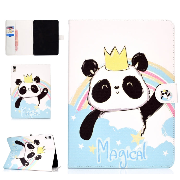 Estuche de cuero PU con tapa horizontal con dibujo de patrón de colores, soporte plegable en tres posiciones y función de suspensión/activación, para iPad 5/6/7/8, para iPad Pro 11, para iPad Pro 11 Estuche de cuero PU con tapa horizontal con dibujo de patrón de colores, soporte plegable en tres posiciones y función de suspensión/activación, para iPad 5/6/7/8, para iPad Pro 11, para iPad Pro 11