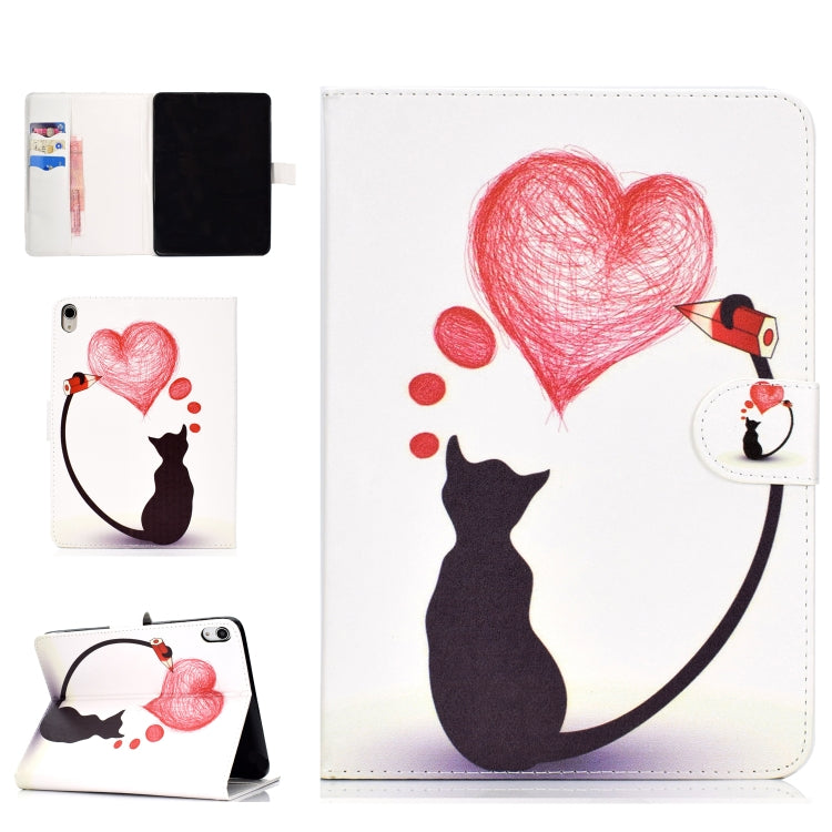 Estuche de cuero PU con tapa horizontal con dibujo de patrón de colores, soporte plegable en tres posiciones y función de suspensión/activación, para iPad 5/6/7/8, para iPad Pro 11, para iPad Pro 11 Estuche de cuero PU con tapa horizontal con dibujo de patrón de colores, soporte plegable en tres posiciones y función de suspensión/activación, para iPad 5/6/7/8, para iPad Pro 11, para iPad Pro 11