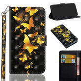 3D Painting Pattern Horizontal Flip TPU + PU Leather Case with Holder & Card Slots & Wallet, For iPhone XS Max