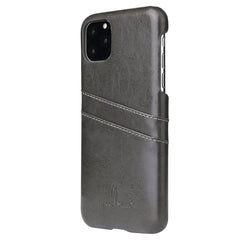 Fierre Shann Retro-Schutzhülle aus PU-Leder mit Ölwachs-Textur und Kartenfächern, für iPhone 11 Pro, für iPhone 11, für iPhone 11 Pro Max, für iPhone 11 Pro, für iPhone 11, für iPhone 11 Pro Max, für Galaxy Note 10, für Galaxy Note 10 Pro