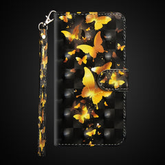 3D Painting Pattern Horizontal Flip TPU + PU Leather Case with Holder & Card Slots & Wallet