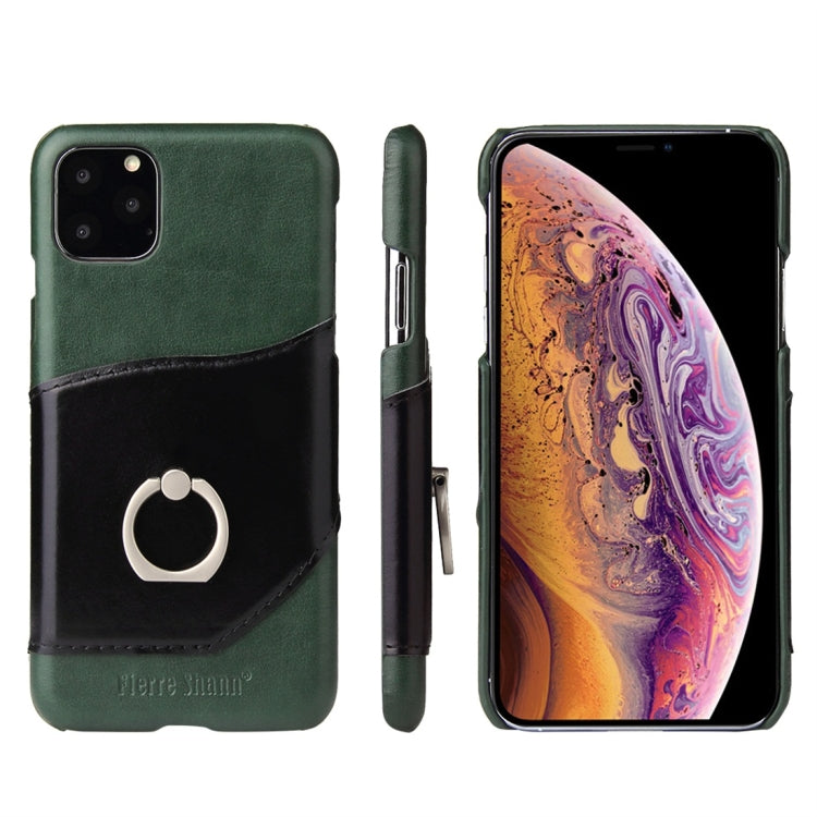 Fierre Shann Oil Wax Texture Genuine Leather Back Cover Case with 360 Degree Rotation Holder & Card Slot, for iPhone 11 Pro, for iPhone 11, for iPhone 11 Pro Max, For Samsung Galaxy Note 10, For Samsung Galaxy Note 10+ Fierre Shann Oil Wax Texture Genuine Leather Back Cover Case with 360 Degree Rotation Holder & Card Slot, for iPhone 11 Pro, for iPhone 11, for iPhone 11 Pro Max, For Samsung Galaxy Note 10, For Samsung Galaxy Note 10+