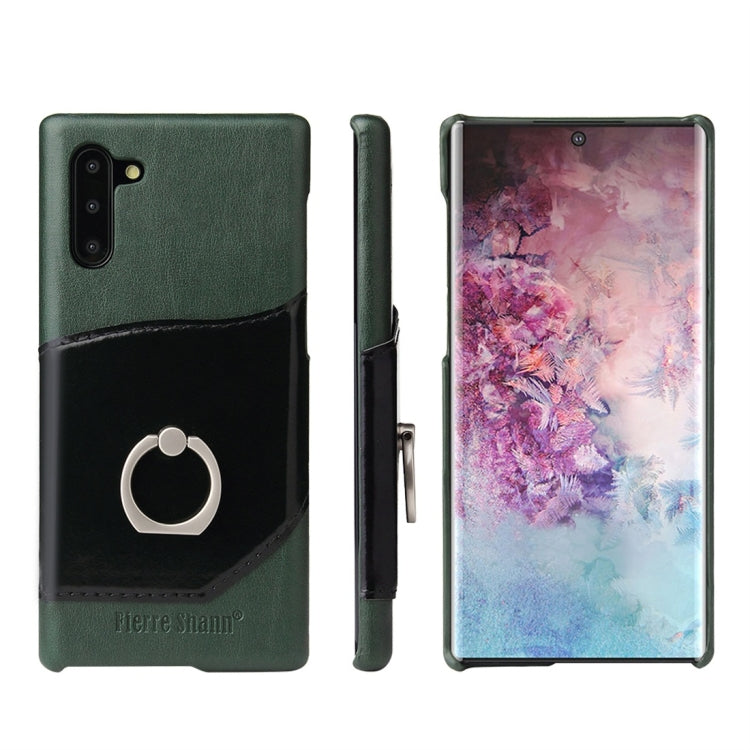 Fierre Shann Oil Wax Texture Genuine Leather Back Cover Case with 360 Degree Rotation Holder & Card Slot, for iPhone 11 Pro, for iPhone 11, for iPhone 11 Pro Max, For Samsung Galaxy Note 10, For Samsung Galaxy Note 10+ Fierre Shann Oil Wax Texture Genuine Leather Back Cover Case with 360 Degree Rotation Holder & Card Slot, for iPhone 11 Pro, for iPhone 11, for iPhone 11 Pro Max, For Samsung Galaxy Note 10, For Samsung Galaxy Note 10+