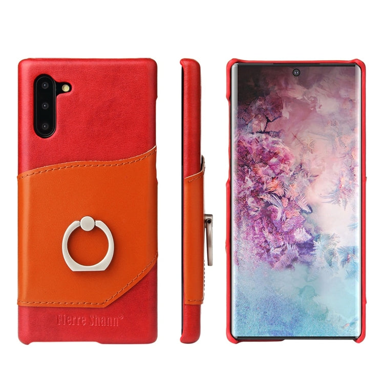 Fierre Shann Oil Wax Texture Genuine Leather Back Cover Case with 360 Degree Rotation Holder & Card Slot, for iPhone 11 Pro, for iPhone 11, for iPhone 11 Pro Max, For Samsung Galaxy Note 10, For Samsung Galaxy Note 10+ Fierre Shann Oil Wax Texture Genuine Leather Back Cover Case with 360 Degree Rotation Holder & Card Slot, for iPhone 11 Pro, for iPhone 11, for iPhone 11 Pro Max, For Samsung Galaxy Note 10, For Samsung Galaxy Note 10+