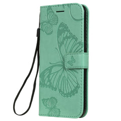 Pressed Printing Butterfly Pattern Horizontal Flip PU Leather Case with Holder & Card Slots & Wallet & Lanyard, For OPPO A1K / C2, For Vivo Y93 / Y91 / Y95, For Huawei P20 Lite 2019 / Nova 5i
