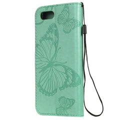Pressed Printing Butterfly Pattern Horizontal Flip PU Leather Case with Holder & Card Slots & Wallet & Lanyard, For OPPO A1K / C2, For Vivo Y93 / Y91 / Y95, For Huawei P20 Lite 2019 / Nova 5i
