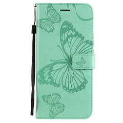 Pressed Printing Butterfly Pattern Horizontal Flip PU Leather Case with Holder & Card Slots & Wallet & Lanyard, For Huawei P Smart Z / Y9 Prime 2019, For Galaxy A80, For Galaxy Note 10+ / 10 Pro