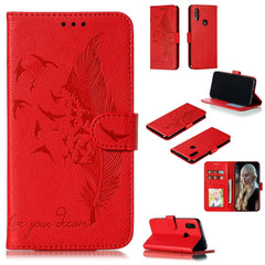 Feather Pattern Litchi Texture Horizontal Flip Leather Case with Wallet & Holder & Card Slots, For Xiaomi Redmi 7, For Xiaomi Redmi 7A, For Xiaomi Redmi K20, For Xiaomi Redmi Note 7