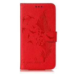 Feather Pattern Litchi Texture Horizontal Flip Leather Case with Wallet & Holder & Card Slots, For Xiaomi Mi 9, For Xiaomi Mi 9 SE, For Xiaomi Mi CC9, For Xiaomi Mi CC9e