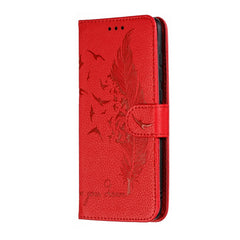 Feather Pattern Litchi Texture Horizontal Flip Leather Case with Wallet & Holder & Card Slots, For Xiaomi Mi 9, For Xiaomi Mi 9 SE, For Xiaomi Mi CC9, For Xiaomi Mi CC9e