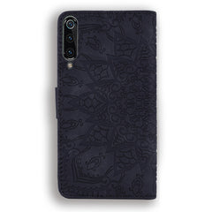 Calf Pattern Double Folding Design Embossed Leather Case with Wallet & Holder & Card Slots, for Xiaomi Mi 9