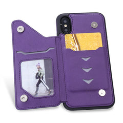 Cat Tree Embossing Pattern Shockproof Protective Case with Card Slots & Photo Frame, For iPhone X, For iPhone XR, For iPhone XS Max, For iPhone XS