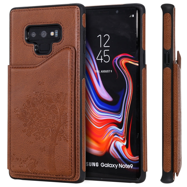 Cat Tree Embossing Pattern Shockproof Protective Case with Card Slots & Photo Frame, For Galaxy Note 8, For Galaxy Note 9, For Galaxy Note 10+, For Galaxy Note 10 Cat Tree Embossing Pattern Shockproof Protective Case with Card Slots & Photo Frame, For Galaxy Note 8, For Galaxy Note 9, For Galaxy Note 10+, For Galaxy Note 10