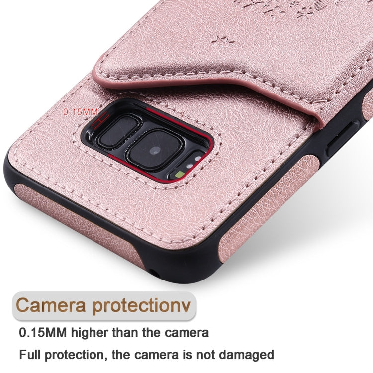 Cat Tree Embossing Pattern Shockproof Protective Case with Card Slots & Photo Frame, For Galaxy S8, For Galaxy S8+, For Galaxy S9, For Galaxy S9+ Cat Tree Embossing Pattern Shockproof Protective Case with Card Slots & Photo Frame, For Galaxy S8, For Galaxy S8+, For Galaxy S9, For Galaxy S9+