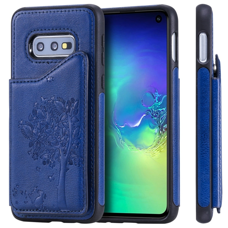 Cat Tree Embossing Pattern Shockproof Protective Case with Card Slots & Photo Frame, For Galaxy S10 5G, For Galaxy S10e, For Galaxy S10, For Galaxy S10+ Cat Tree Embossing Pattern Shockproof Protective Case with Card Slots & Photo Frame, For Galaxy S10 5G, For Galaxy S10e, For Galaxy S10, For Galaxy S10+