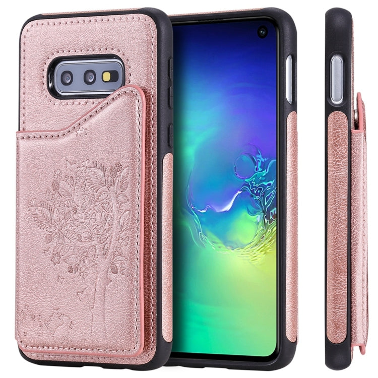 Cat Tree Embossing Pattern Shockproof Protective Case with Card Slots & Photo Frame, For Galaxy S10 5G, For Galaxy S10e, For Galaxy S10, For Galaxy S10+ Cat Tree Embossing Pattern Shockproof Protective Case with Card Slots & Photo Frame, For Galaxy S10 5G, For Galaxy S10e, For Galaxy S10, For Galaxy S10+