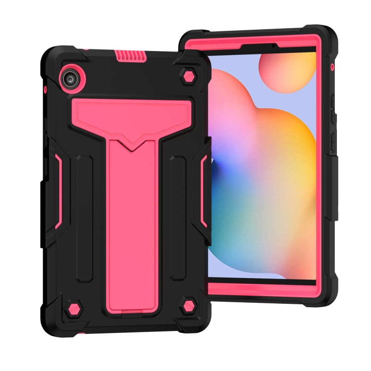 T-shaped Bracket Contrast Color Shockproof PC + Silicone Protective Case, For Huawei MatePad T8, For Huawei MediaPad T5 T-shaped Bracket Contrast Color Shockproof PC + Silicone Protective Case, For Huawei MatePad T8, For Huawei MediaPad T5