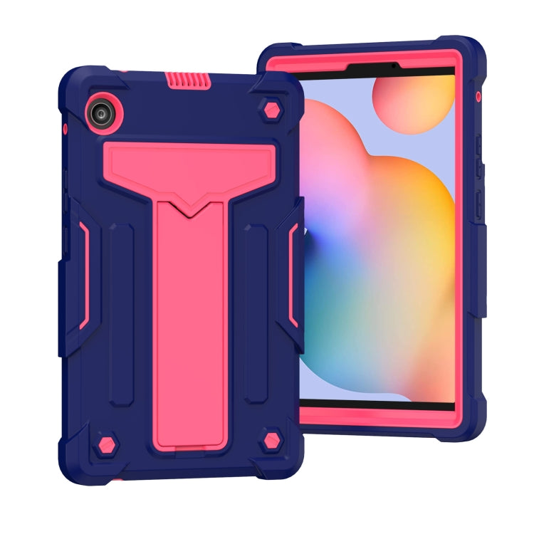 T-shaped Bracket Contrast Color Shockproof PC + Silicone Protective Case, For Huawei MatePad T8, For Huawei MediaPad T5 T-shaped Bracket Contrast Color Shockproof PC + Silicone Protective Case, For Huawei MatePad T8, For Huawei MediaPad T5