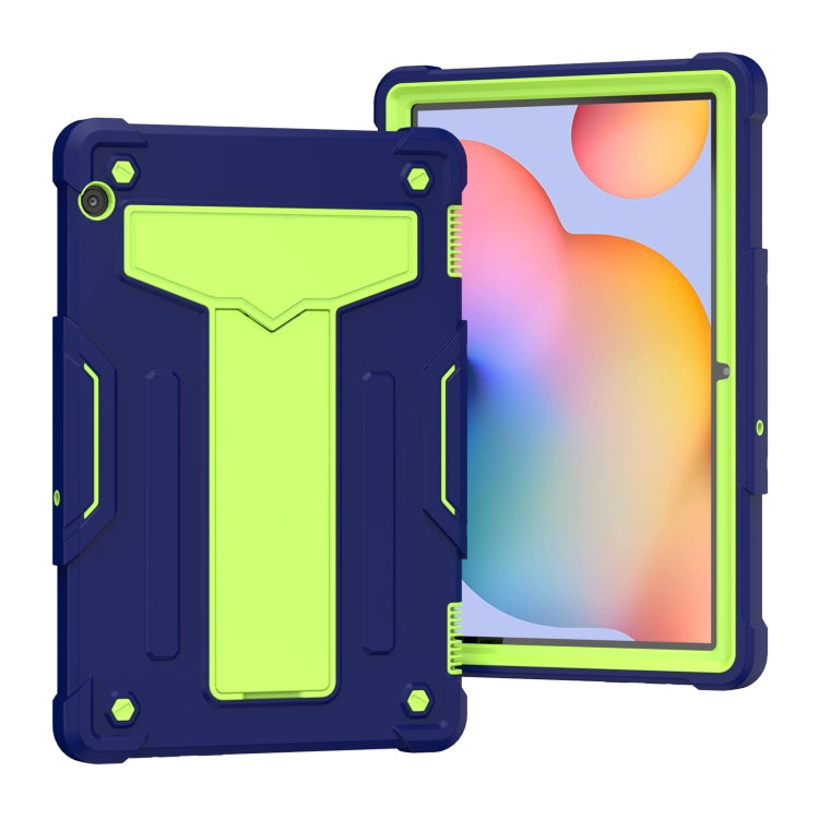 T-shaped Bracket Contrast Color Shockproof PC + Silicone Protective Case, For Huawei MatePad T8, For Huawei MediaPad T5 T-shaped Bracket Contrast Color Shockproof PC + Silicone Protective Case, For Huawei MatePad T8, For Huawei MediaPad T5