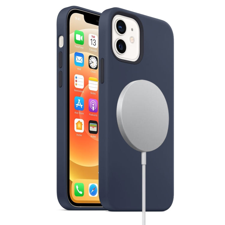 Magnetic Liquid Silicone Full Coverage Shockproof Case with Magsafe Charging Magnet, For iPhone 12 mini, For iPhone 12 / 12 Pro, For iPhone 12 Pro Max Magnetic Liquid Silicone Full Coverage Shockproof Case with Magsafe Charging Magnet, For iPhone 12 mini, For iPhone 12 / 12 Pro, For iPhone 12 Pro Max
