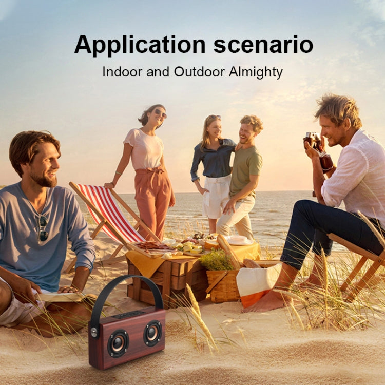 D10 Bluetooth 4.2 Portable Wooden Handheld Bluetooth Speaker, D10(Red Wood Texture) D10 Bluetooth 4.2 Portable Wooden Handheld Bluetooth Speaker, D10(Red Wood Texture)