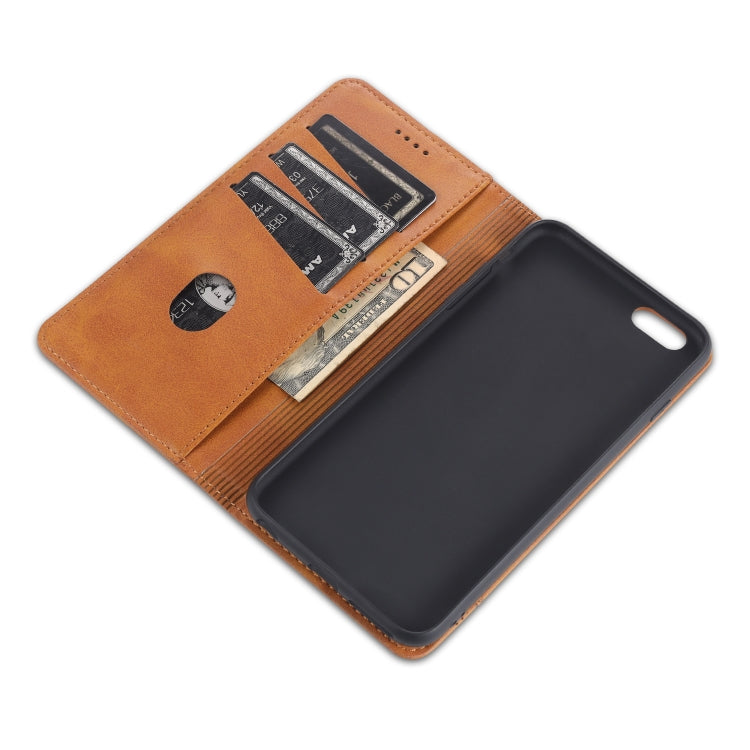 AZNS Magnetic Calf Texture Horizontal Flip Leather Case with Card Slots & Holder & Wallet, For iPhone 6, For iPhone 6 Plus, For iPhone 8 / 7, For iPhone 8 Plus/7 Plus AZNS Magnetic Calf Texture Horizontal Flip Leather Case with Card Slots & Holder & Wallet, For iPhone 6, For iPhone 6 Plus, For iPhone 8 / 7, For iPhone 8 Plus/7 Plus
