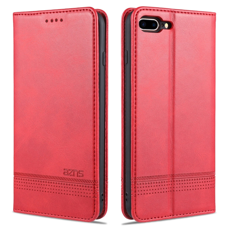 AZNS Magnetic Calf Texture Horizontal Flip Leather Case with Card Slots & Holder & Wallet, For iPhone 6, For iPhone 6 Plus, For iPhone 8 / 7, For iPhone 8 Plus/7 Plus AZNS Magnetic Calf Texture Horizontal Flip Leather Case with Card Slots & Holder & Wallet, For iPhone 6, For iPhone 6 Plus, For iPhone 8 / 7, For iPhone 8 Plus/7 Plus