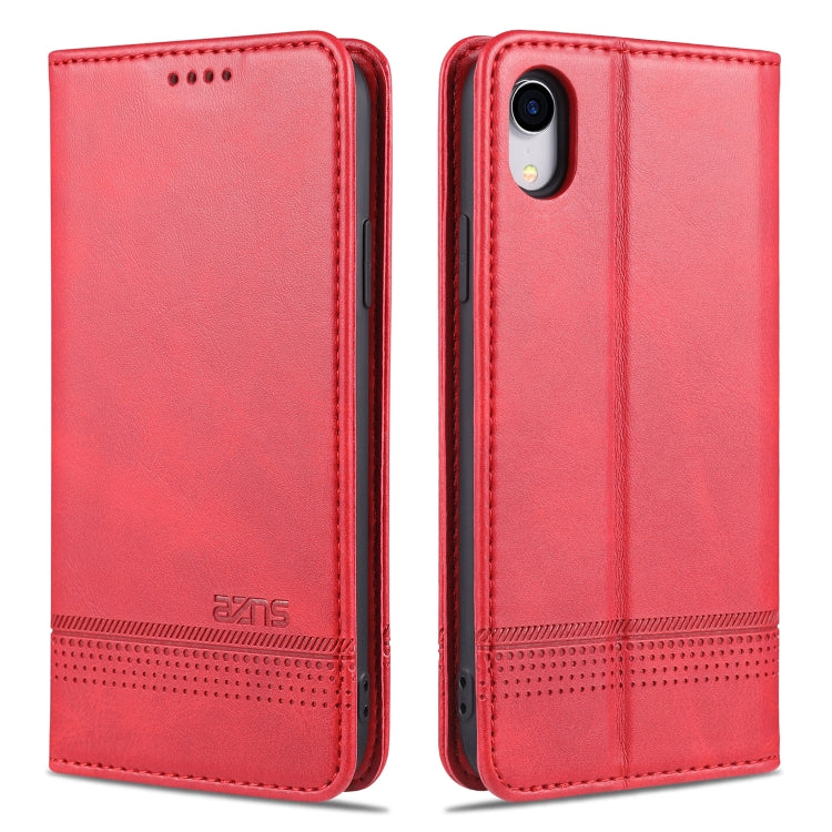 AZNS Magnetic Calf Texture Horizontal Flip Leather Case with Card Slots & Holder & Wallet, For iPhone XR, For iPhone XS Max AZNS Magnetic Calf Texture Horizontal Flip Leather Case with Card Slots & Holder & Wallet, For iPhone XR, For iPhone XS Max