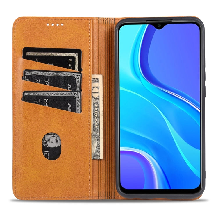AZNS Magnetic Calf Texture Horizontal Flip Leather Case with Card Slots & Holder & Wallet, For Xiaomi Redmi 9, For Xiaomi Redmi Note 9 / 10X, For Xiaomi Mi 10 5G / 10 Pro 5G, For Xiaomi POCO X3 NFC AZNS Magnetic Calf Texture Horizontal Flip Leather Case with Card Slots & Holder & Wallet, For Xiaomi Redmi 9, For Xiaomi Redmi Note 9 / 10X, For Xiaomi Mi 10 5G / 10 Pro 5G, For Xiaomi POCO X3 NFC
