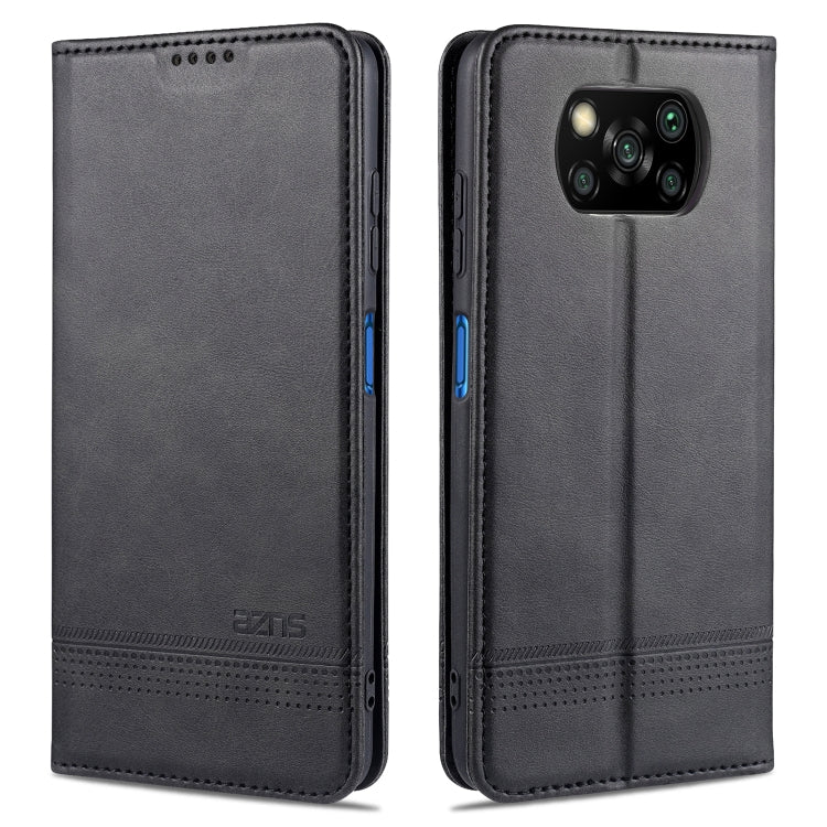 AZNS Magnetic Calf Texture Horizontal Flip Leather Case with Card Slots & Holder & Wallet, For Xiaomi Redmi 9, For Xiaomi Redmi Note 9 / 10X, For Xiaomi Mi 10 5G / 10 Pro 5G, For Xiaomi POCO X3 NFC AZNS Magnetic Calf Texture Horizontal Flip Leather Case with Card Slots & Holder & Wallet, For Xiaomi Redmi 9, For Xiaomi Redmi Note 9 / 10X, For Xiaomi Mi 10 5G / 10 Pro 5G, For Xiaomi POCO X3 NFC
