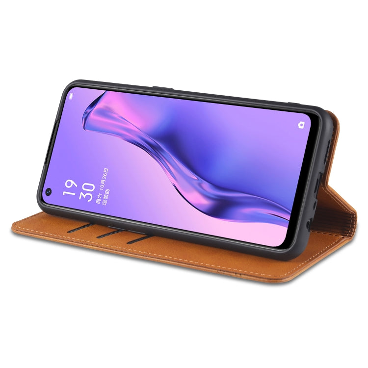 AZNS Magnetic Calf Texture Horizontal Flip Leather Case with Card Slots & Holder & Wallet, For OPPO Reno4 SE AZNS Magnetic Calf Texture Horizontal Flip Leather Case with Card Slots & Holder & Wallet, For OPPO Reno4 SE