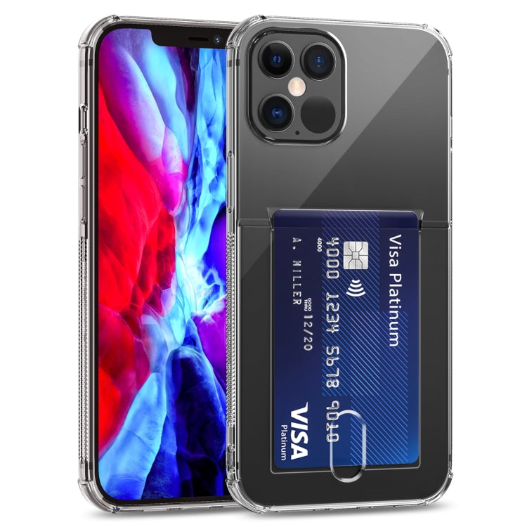 TPU Transparent Protective Case with Card Slots, For iPhone 12 Pro, For iPhone 12 Pro Max TPU Transparent Protective Case with Card Slots, For iPhone 12 Pro, For iPhone 12 Pro Max
