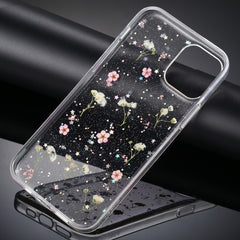 Gypsophila Flowers Pattern TPU Protective Case, For iPhone 12 / 12 Pro, For iPhone 12 Pro Max